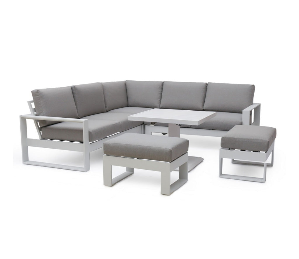 Set Hermes corner blanco