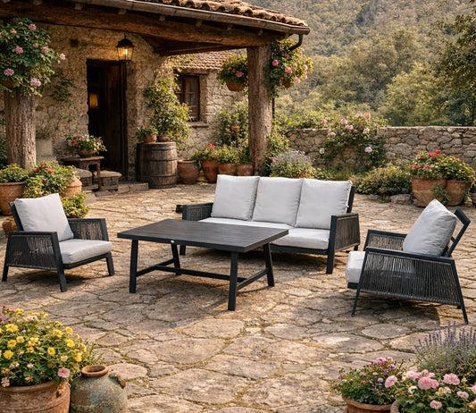 Set Margarita antracita