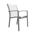 Sillón Romero plata/blanco