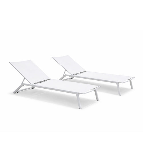 2 Tumbonas Gardenia blanca